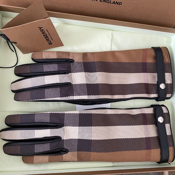 Burberry Sabrina Gloves Birch Brown - Picture 3 of 9